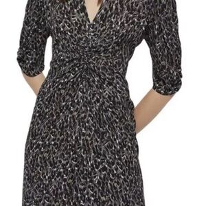 Elegant Black and Gray Women's Dress